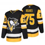 Maglia Hockey Pittsburgh Penguins Ryan Reaves Autentico Home 2018 Nero
