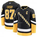 Maglia Hockey Pittsburgh Penguins Sidney Crosby Alternato Nero