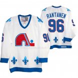Maglia Hockey Quebec Nordiques Mikko Rantanen Heritage Vintage Replica Bianco