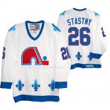 Maglia Hockey Quebec Nordiques Peter Stastny Heritage Vintage Replica Bianco