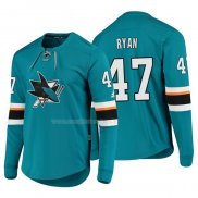 Maglia Hockey San Jose Sharks Joakim Ryan Platinum Verde