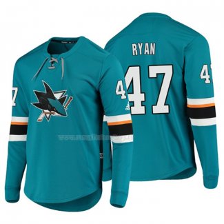 Maglia Hockey San Jose Sharks Joakim Ryan Platinum Verde