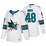 Maglia Hockey San Jose Sharks Tomas Hertl 2018 Bianco