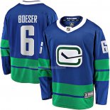 Maglia Hockey Vancouver Canucks Brock Boeser Premier Breakaway Blu