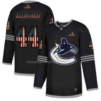 Maglia Hockey Vancouver Canucks Gudbranson 2020 USA Flag Nero2