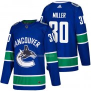 Maglia Hockey Vancouver Canucks Ryan Miller 2018 Premier Blu