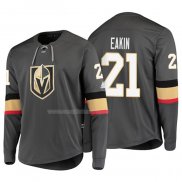 Maglia Hockey Vegas Golden Knights Cody Eakin Platinum Gris
