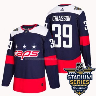 Maglia Hockey Washington Capitals Alex Chiasson 2018 Stadium Series Autentico Blu