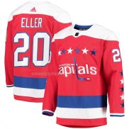 Maglia Hockey Washington Capitals Lars Eller Alternato Autentico Rosso