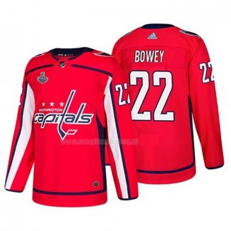 Maglia Hockey Washington Capitals Madison Bowey Bound Patch Stanley Cup Final Rosso