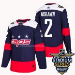 Maglia Hockey Washington Capitals Matt Niskanen 2018 Stadium Series Autentico Blu