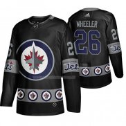 Maglia Hockey Winnipeg Jets Blake Wheeler Breakaway Nero