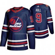Maglia Hockey Winnipeg Jets Bobby Hull Heritage Classic 2019-20 Blu