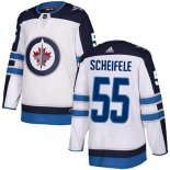 Maglia Hockey Winnipeg Jets Mark Scheifele Road Autentico Bianco