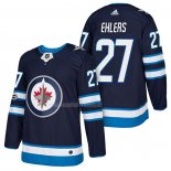 Maglia Hockey Winnipeg Jets Nikolaj Ehlers Autentico Home 2018 Blu