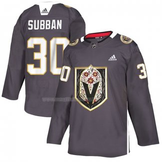 Maglia Vegas Golden Knights Malcolm Subban Dia de Los Muertos Gris