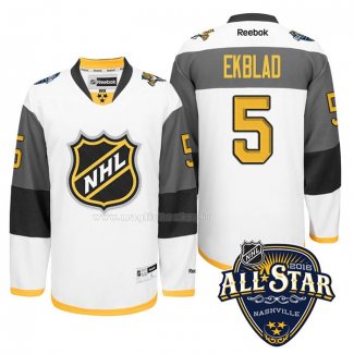 Maglia Hockey 2016 All Star Florida Panthers Aaron Ekblad Bianco
