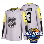 Maglia Hockey 2018 All Star Columbus Blue Jackets Seth Jones Autentico Gris