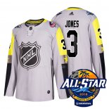 Maglia Hockey 2018 All Star Columbus Blue Jackets Seth Jones Autentico Gris