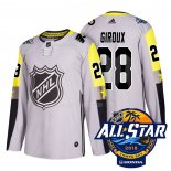 Maglia Hockey 2018 All Star Philadelphia Claude Giroux Autentico Gris