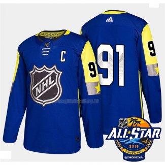 Maglia Hockey 2018 All Star Tampa Bay Lightning Steven Stamkos Autentico Blu