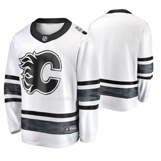 Maglia Hockey 2019 All Star Calgary Flames Bianco