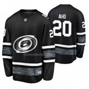 Maglia Hockey 2019 All Star Carolina Hurricanes Sebastian Aho Nero