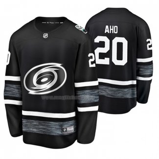 Maglia Hockey 2019 All Star Carolina Hurricanes Sebastian Aho Nero