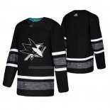 Maglia Hockey 2019 All Star San Jose Sharks Blank Nero