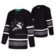 Maglia Hockey 2019 All Star San Jose Sharks Blank Nero