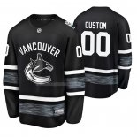Maglia Hockey 2019 All Star Vancouver Canucks Personalizzate Nero