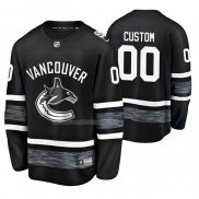 Maglia Hockey 2019 All Star Vancouver Canucks Personalizzate Nero