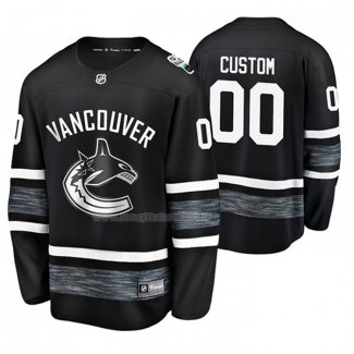 Maglia Hockey 2019 All Star Vancouver Canucks Personalizzate Nero
