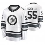 Maglia Hockey 2019 All Star Winnipeg Jets Mark Scheifele Bianco