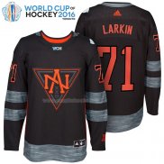 Maglia Hockey America del Norte Dylan Larkin Premier 2016 World Cup Nero