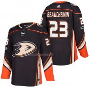 Maglia Hockey Anaheim Ducks Francois Beauchemin Home Autentico 2018 Nero