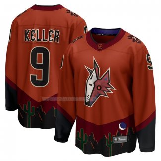 Maglia Hockey Arizona Coyotes Clayton Keller Special Edition Breakaway Arancione