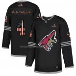 Maglia Hockey Arizona Coyotes Niklas Hjalmarsson 2020 USA Flag Nero