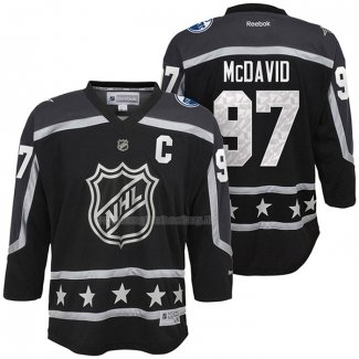 Maglia Hockey Bambino 2017 All Star Edmonton Oilers Connor Mcdavid Nero