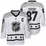 Maglia Hockey Bambino 2017 All Star Pittsburgh Penguins Sidney Crosby Bianco
