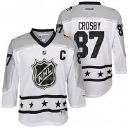 Maglia Hockey Bambino 2017 All Star Pittsburgh Penguins Sidney Crosby Bianco