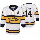 Maglia Hockey Bambino Nashville Predators Mattias Ekholm Replica Giocatore 2020 Winter Classic Bianco