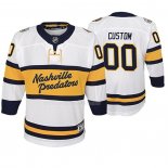 Maglia Hockey Bambino Nashville Predators Personalizzate Replica Giocatore 2020 Winter Classic Bianco