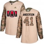 Maglia Hockey Bambino Ottawa Senators Craig Anderson Autentico 2017 Veterans Day Camuffamento