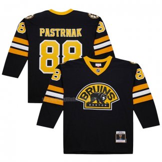 Maglia Hockey Boston Bruins David Pastrnak Mitchell & Ness 2014-15 Nero