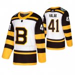 Maglia Hockey Boston Bruins Jaroslav Halak 2019 Winter Classic Bianco