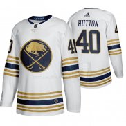 Maglia Hockey Buffalo Sabres Carter Hutton Tercera Bianco