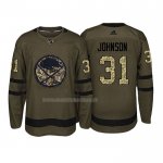 Maglia Hockey Buffalo Sabres Chad Johnson 2018 Salute To Service Verde Militare