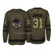 Maglia Hockey Buffalo Sabres Chad Johnson 2018 Salute To Service Verde Militare