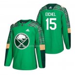 Maglia Hockey Buffalo Sabres Jack Eichel 2018 Dia de San Patricio Verde
